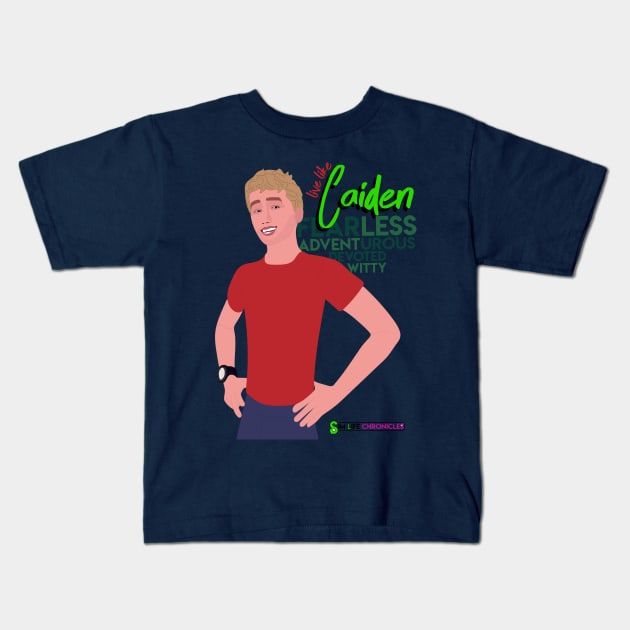 Live Like...Caiden Scott Kids T-Shirt by Sim Life Chronicles